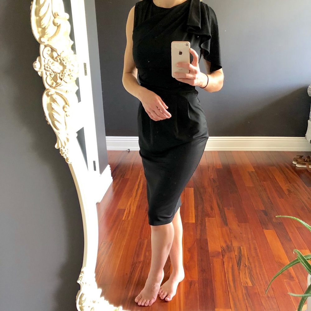 Midi Black Gala Dress